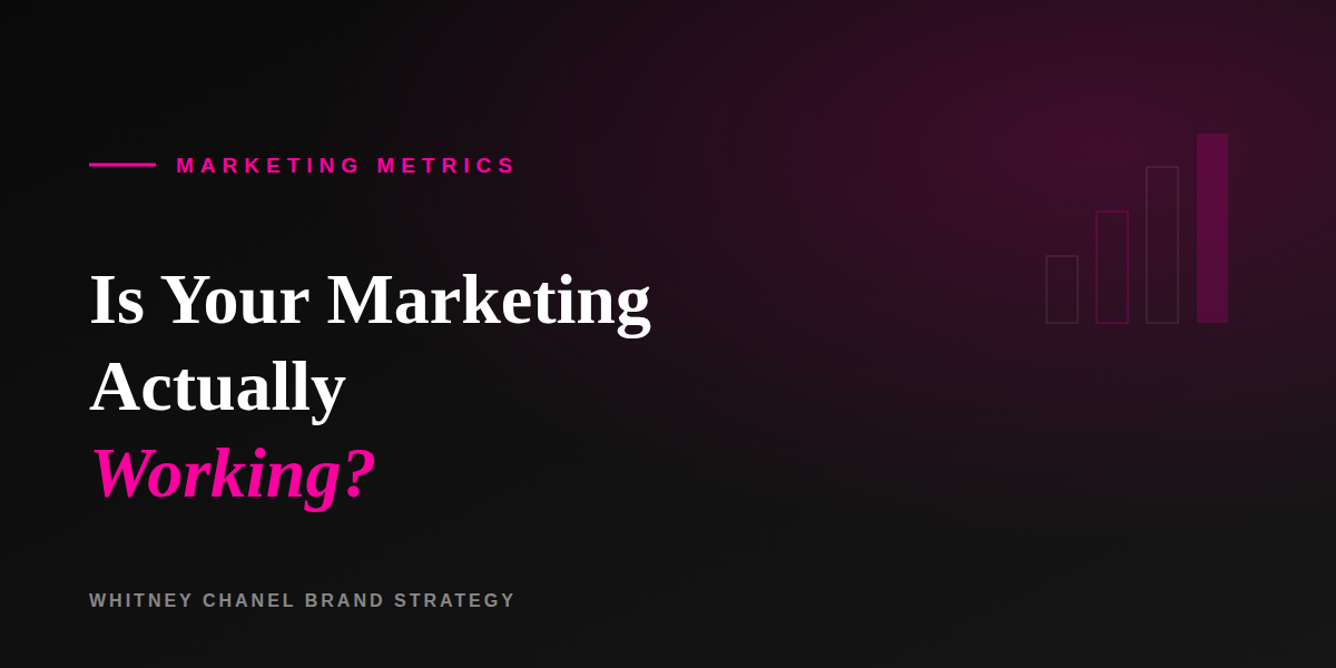 How to know if your marketing is working