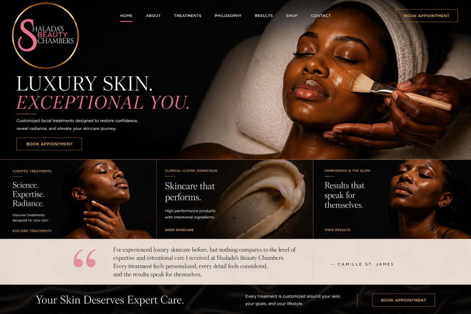 Website concept two