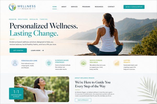 Website homepage